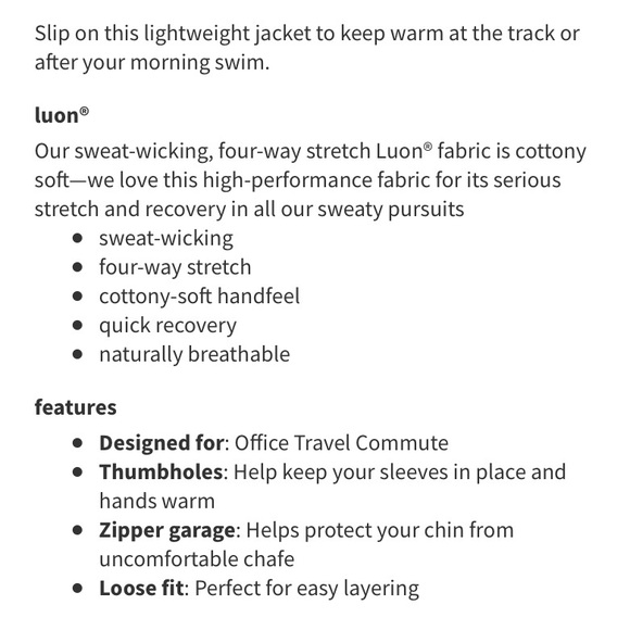 EUC Lululemon Purple Lilac Stride Hoodie Jacket 2 - Picture 6 of 7